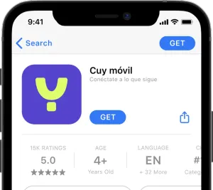 Dispositivos móviles mostrando la app