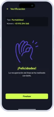 Confirma tu número y ¡Listo!